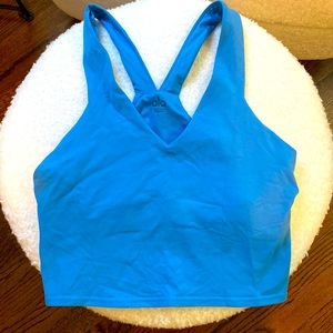 Alo blue workout top